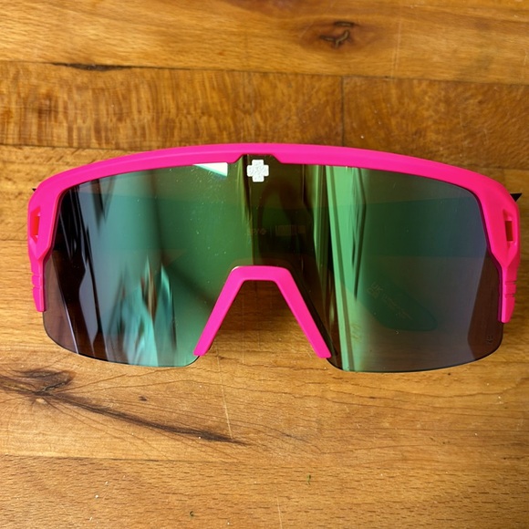 Brand new: SPY Monolith 5050 62MM Cylindrical Shield Sunglasses Hot Pink